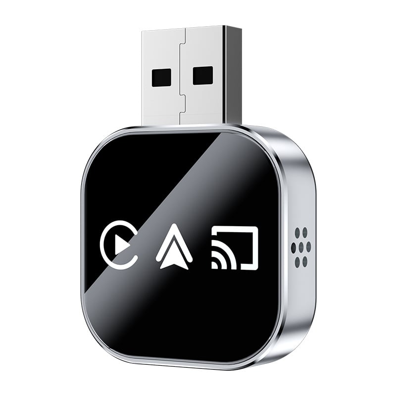 đ¶ 2026-os frissĂtĂ©s 3 az 1-ben kĂ©pernyĆtĂŒkör iOS telefonra, vezetĂ©k nĂ©lkĂŒli Carplay adapterhez csatlakoztatva