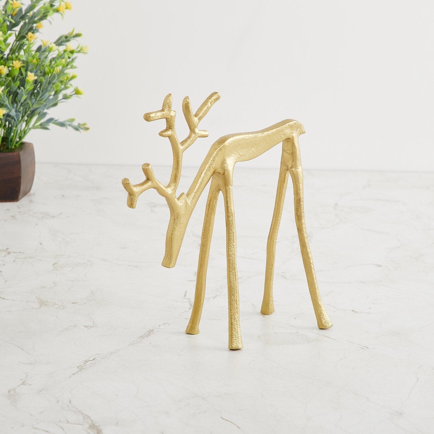 🎅Karácsonyi bestseller 🦌 Fekete rénszarvas figura, karácsonyi dekoráció