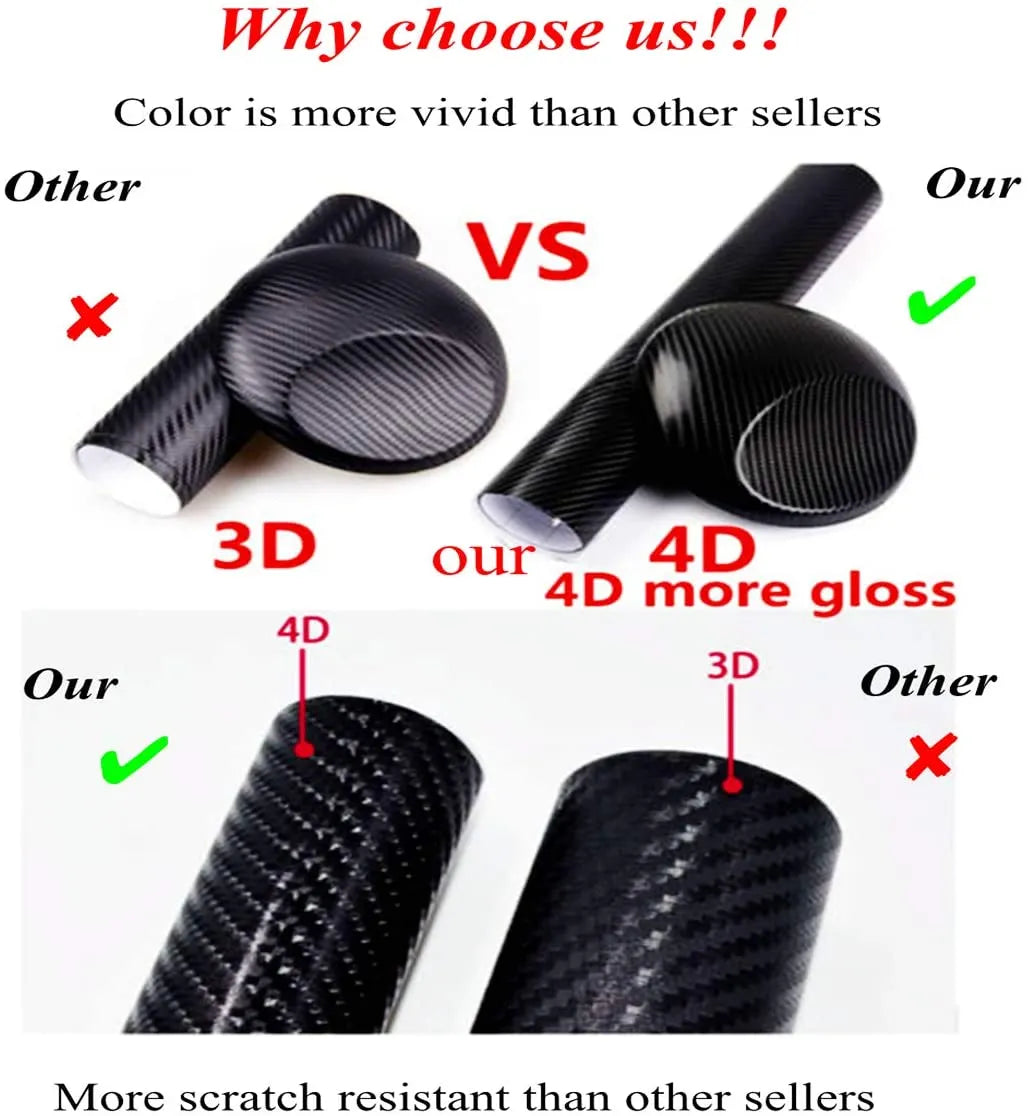 Black Friday ✨50% KEDVEZMÉNY ✨Karbon autó küszöbmatricák✨9 db ✨
