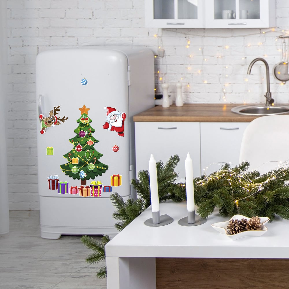 🎁🎅 Karácsonyi témájú mágneses matrica🎄