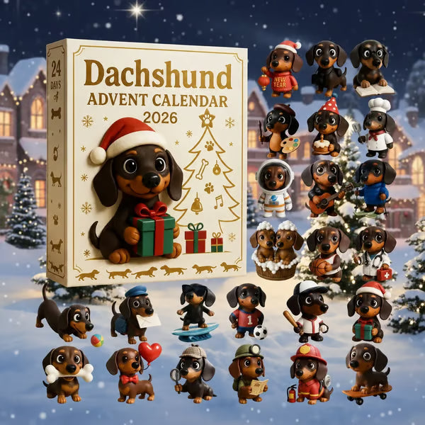 🎄🐾 Tacskó adventi naptár 2026-ra 🐶✨