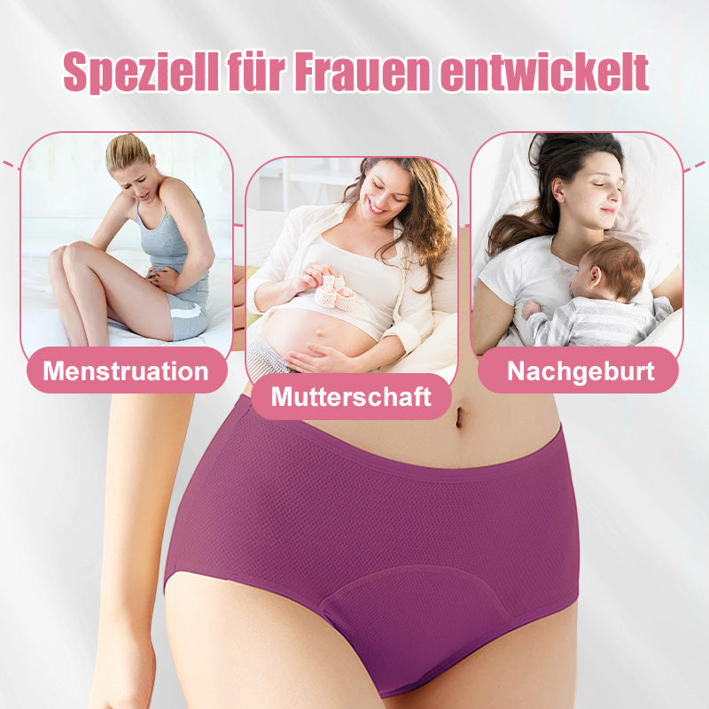 (L-8XL)🌸Vásárolj 2-t, kapsz 1-et ingyen🔥Női Magas Derekú, Szivárgásmentes Alsónemű👙