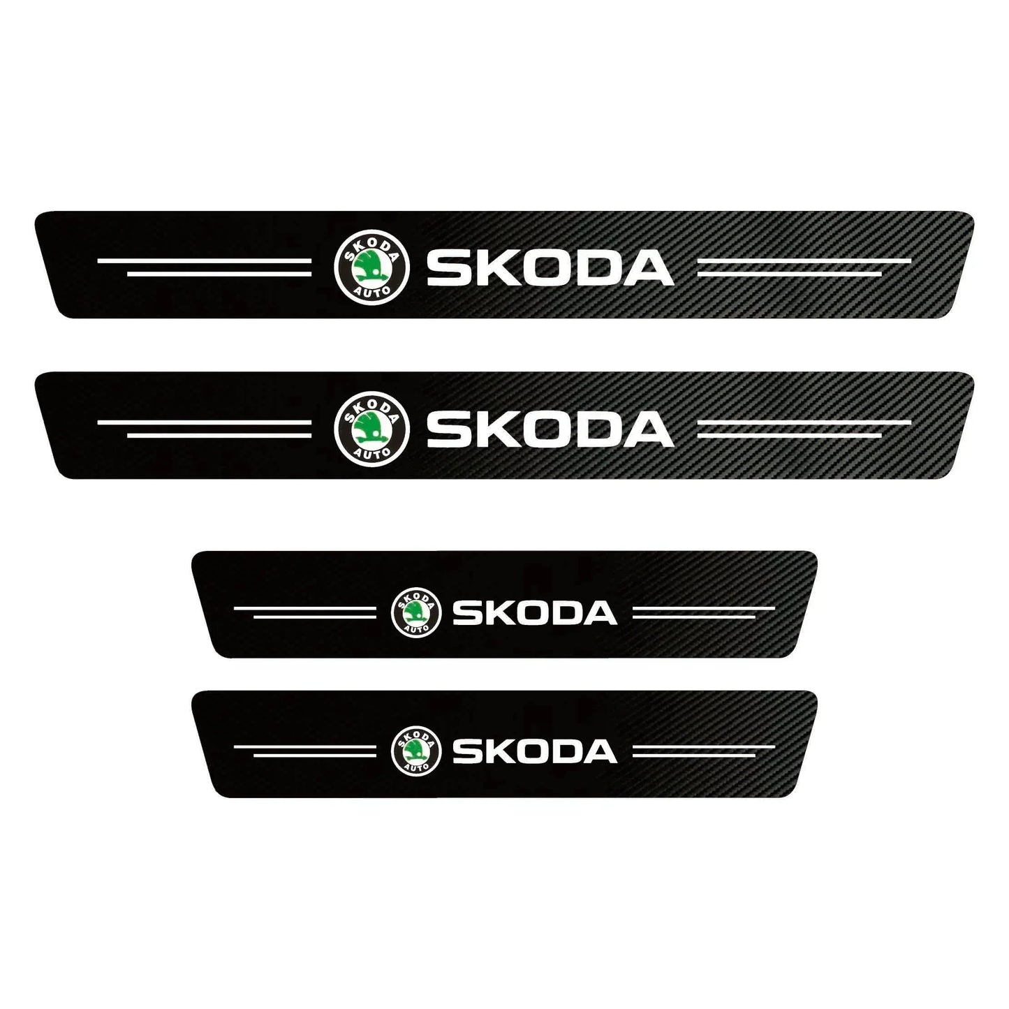 Karbonszálas küszöbvédő (8PCS)