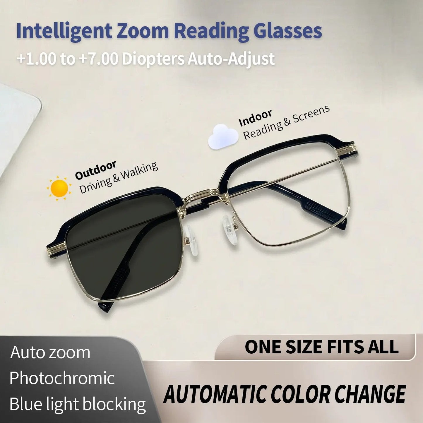👓✨ Automatikusan beállítható HD olvasószemüveg
