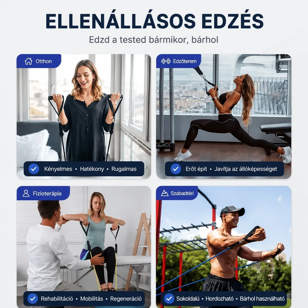 💪🏠 Ellenállási szalag készlet Teljes testet formálja 📈