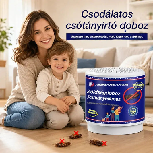 👍【2 db】Varázslatos csótányirtó doboz botanikai kivonatokkal – ökológiai riasztó mérgező anyagok nélkül otthonra és éttermekbe, hosszan tartó hatékonyság
