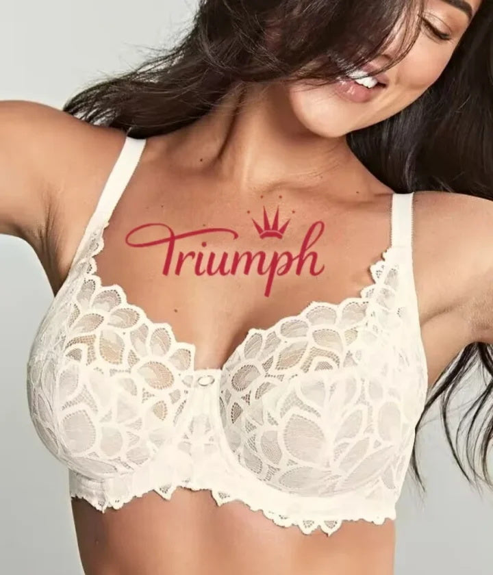 Triumph - Teljes kosaras melltartó hímzett csipkével (3 db-os szett)