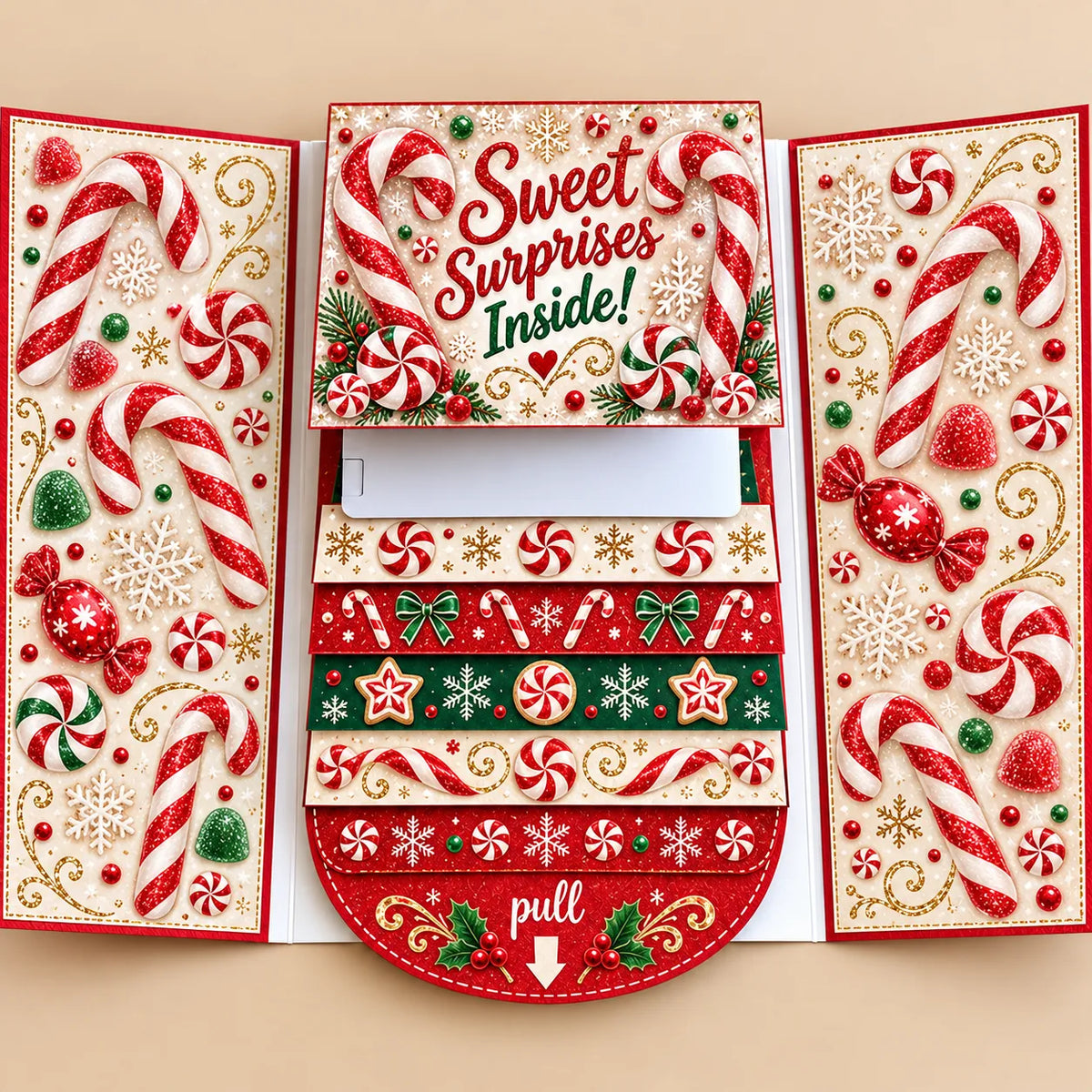 2026 New 🎅💳 Waterfall Christmas Gift Card Booklet ✨