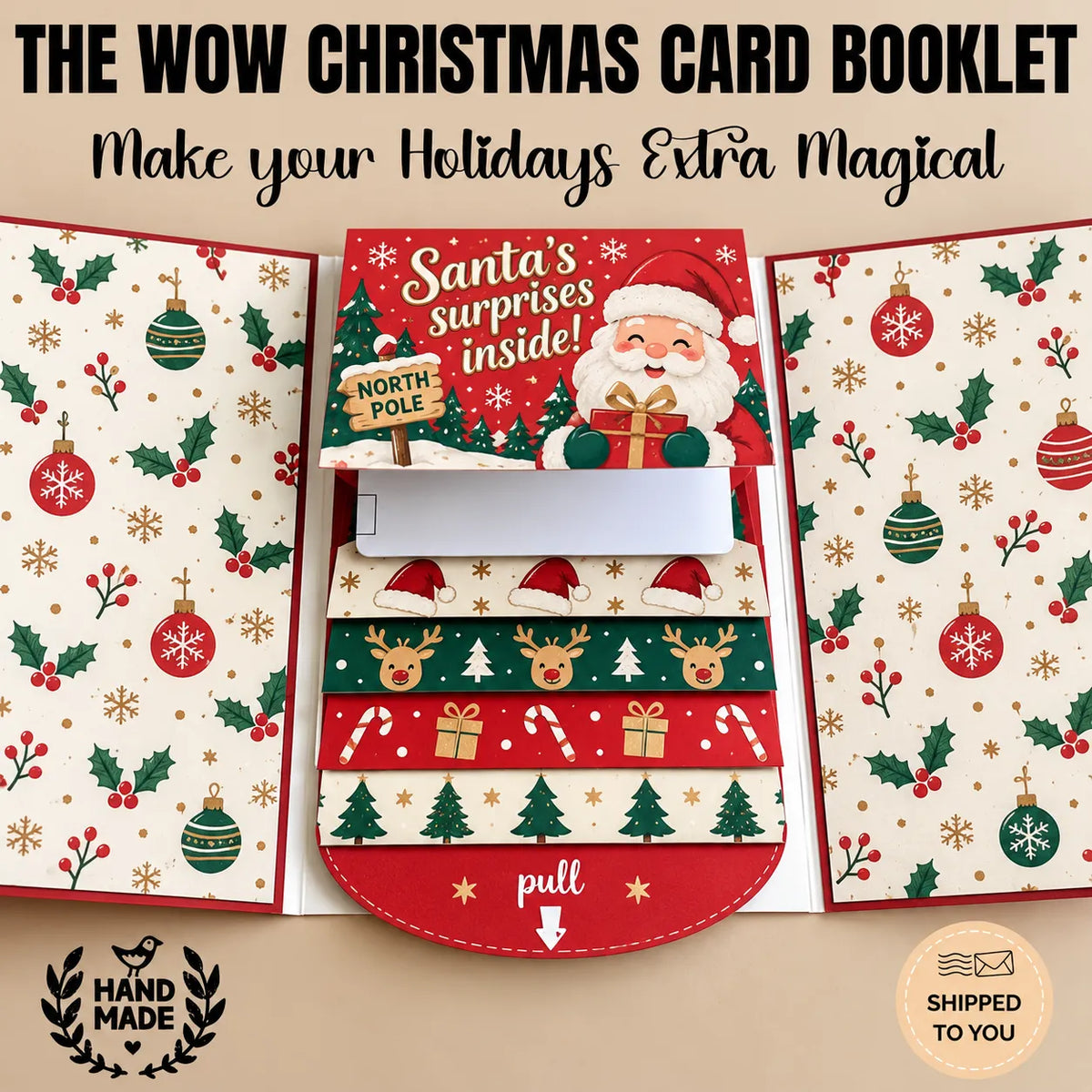 2026 New 🎅💳 Waterfall Christmas Gift Card Booklet ✨