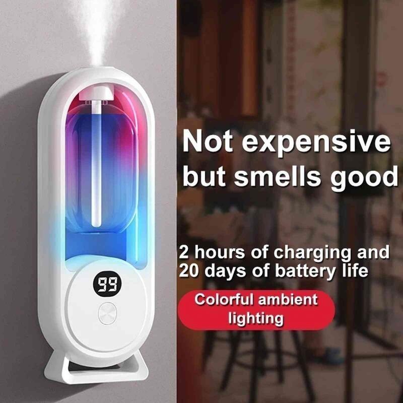 AromaGlow 360° intelligens illatdiffúzor – Hosszan tartó frissesség