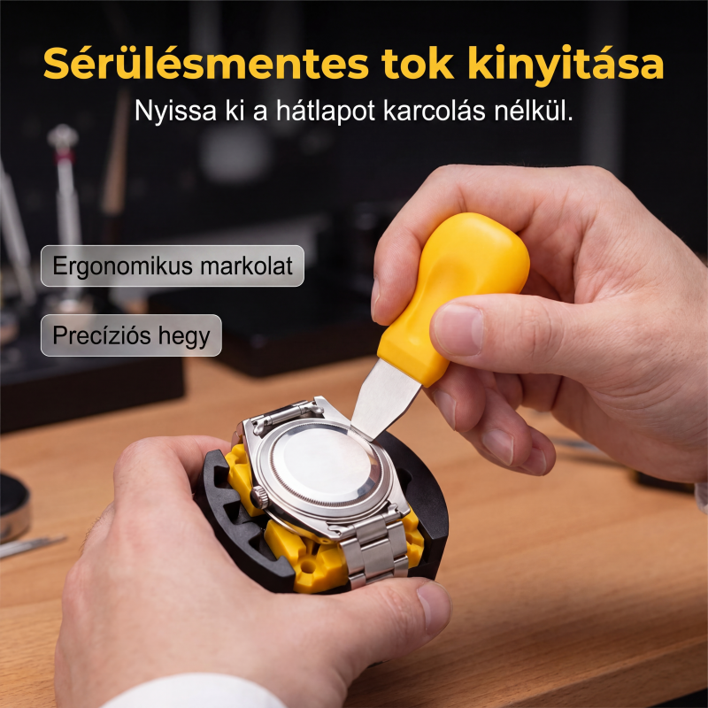 🛠️ Teljes 72 darabos órajavító készlet – 🕰️ Professzionális, precíziós karbantartás és gondtalan barkácsolás otthon ✨🔧