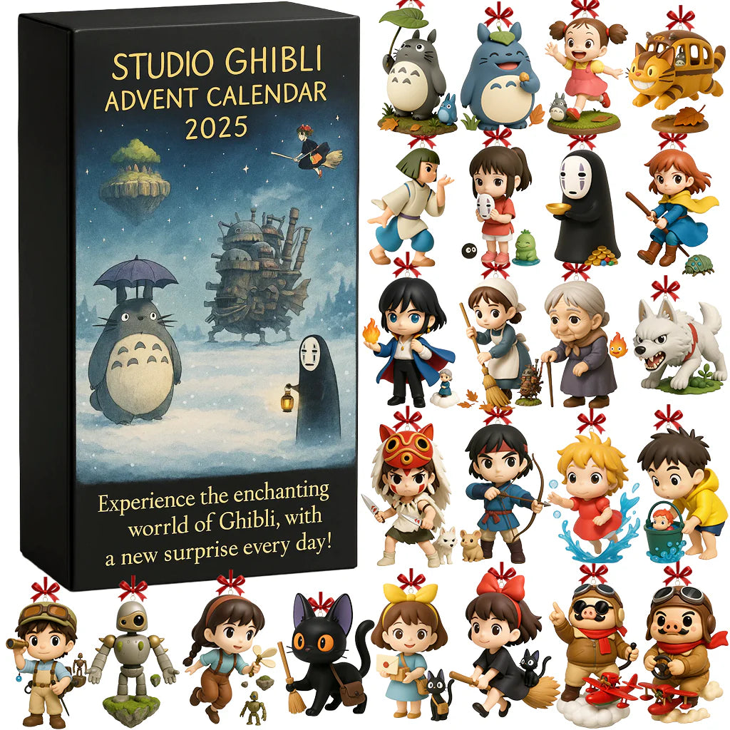 3D szobor – Studio Ghibli klasszikus anime adventi naptár 2025