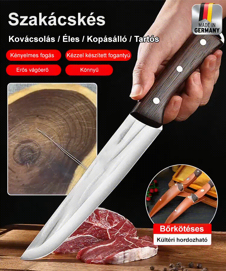 Németországból importált kiváló minőségű csontozó kés