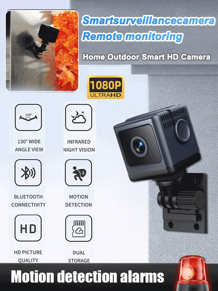 W03 Okos WiFi-s biztonsági kamera – 1080P HD, éjjellátó, mozgásérzékelés, alacsony fogyasztású