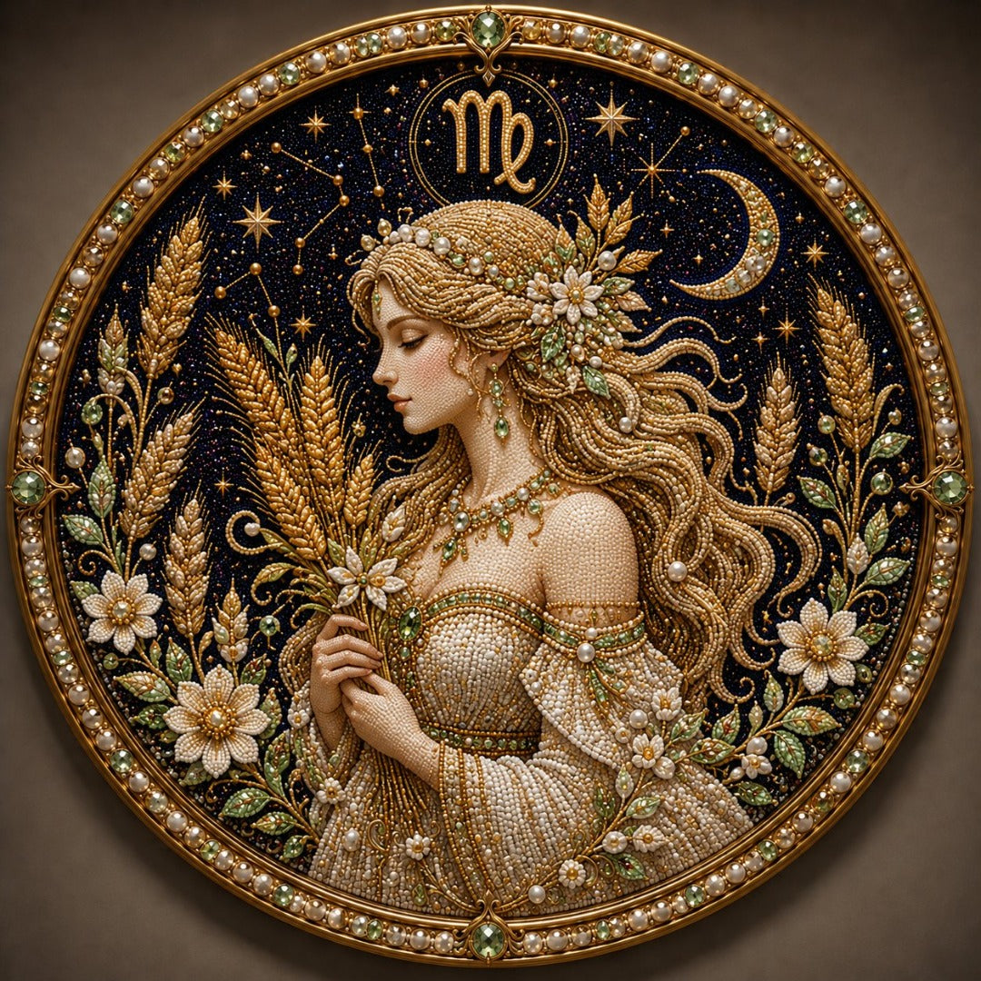 🔥 12 csillagjegyből álló gyöngyös művészkészlet ♈🌙