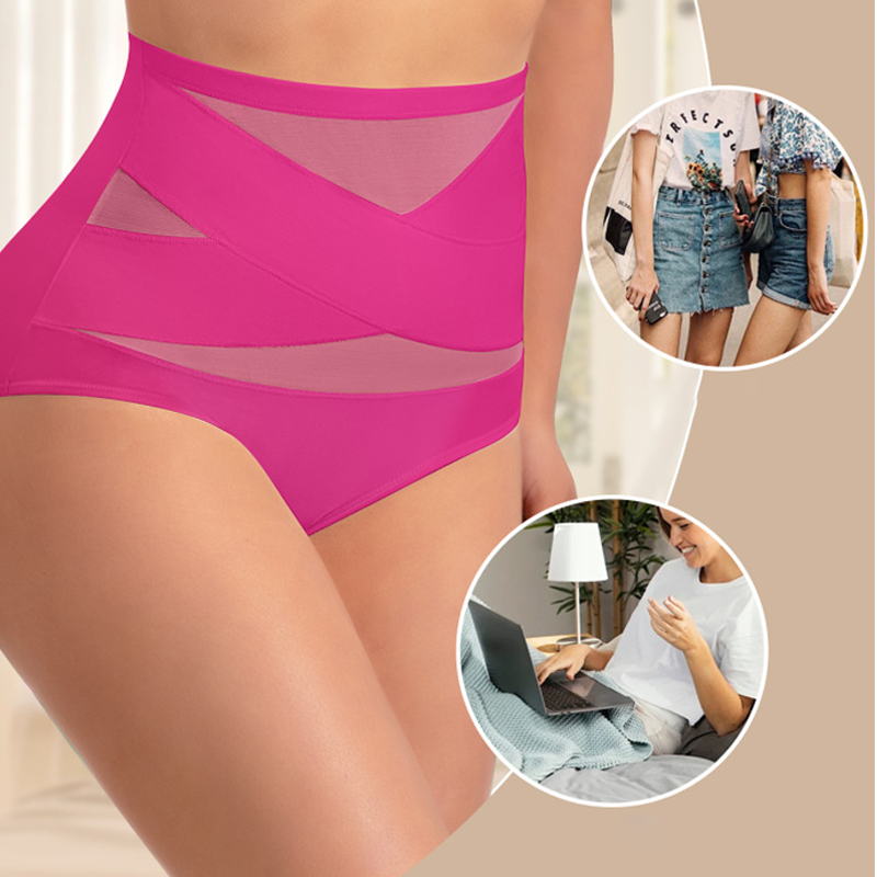 🌸 [S-3XL] 💗 Női magas derekú haskontroll alsónemű 🥰