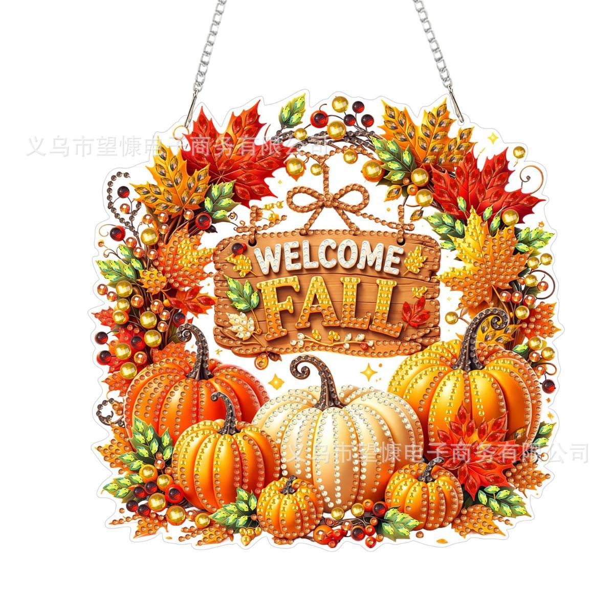 🎃Halloween-témájú gyémántkép-dísz⚡