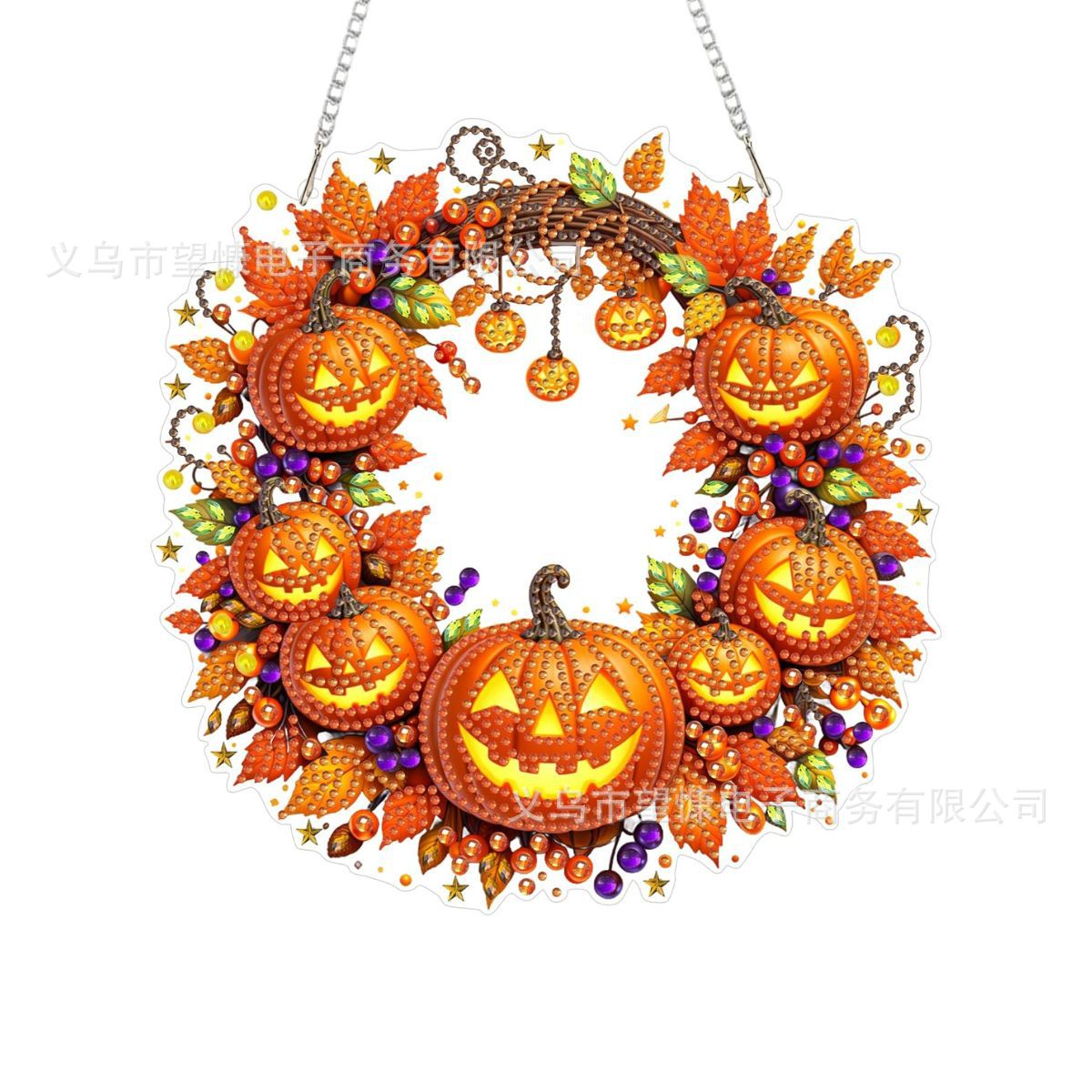 🎃Halloween-témájú gyémántkép-dísz⚡