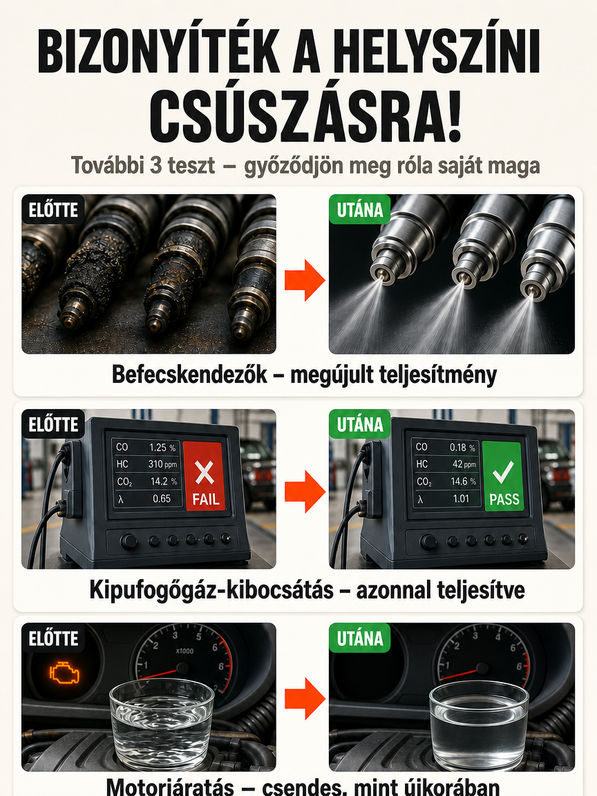 【Egy literrel 100 kilométerrel többet!】Multifunkcionális üzemanyag-adalék.