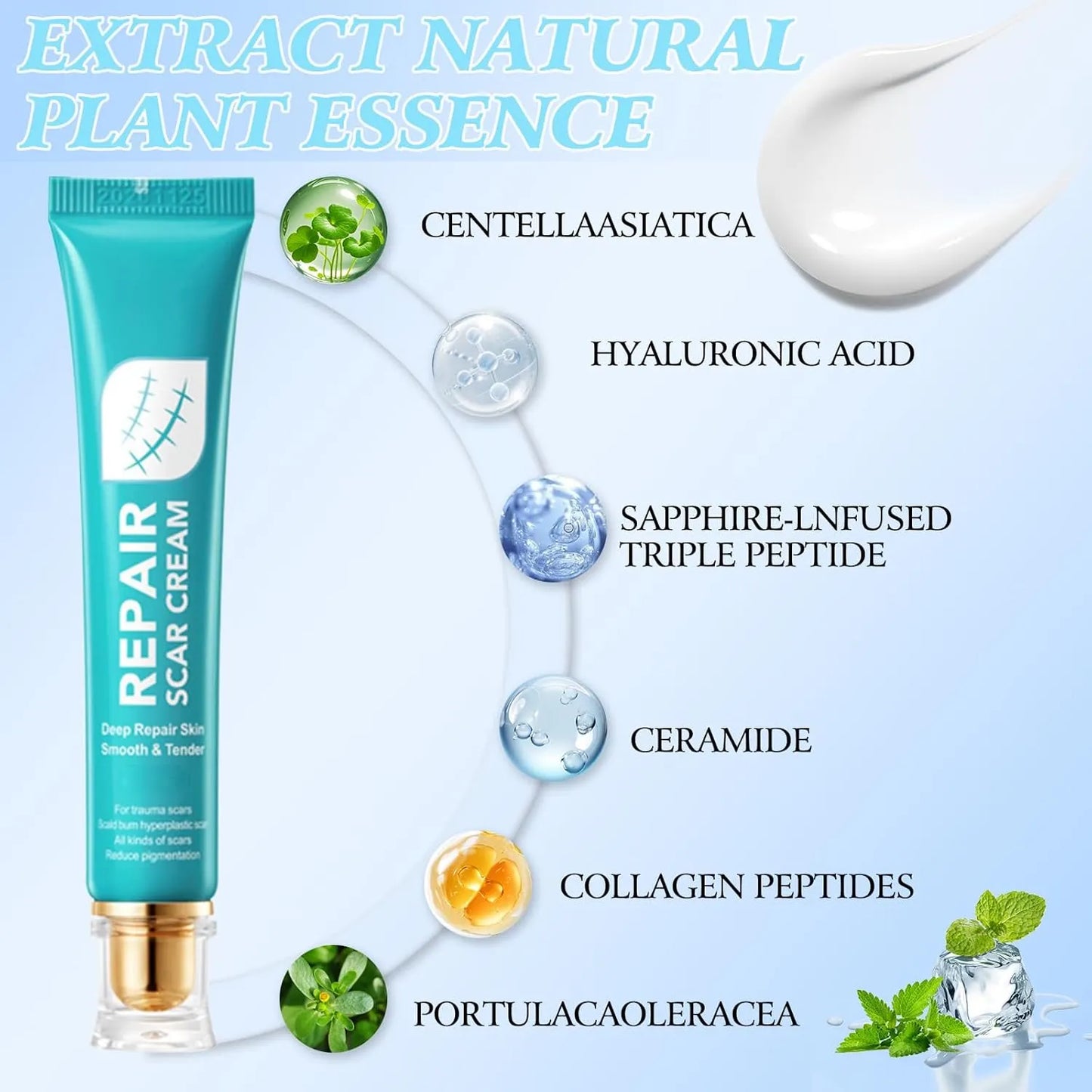 🔥Utolsó nap 50% KEDVEZMÉNY - 🩹Alcuras® Advanced Scar Repair Cream✨