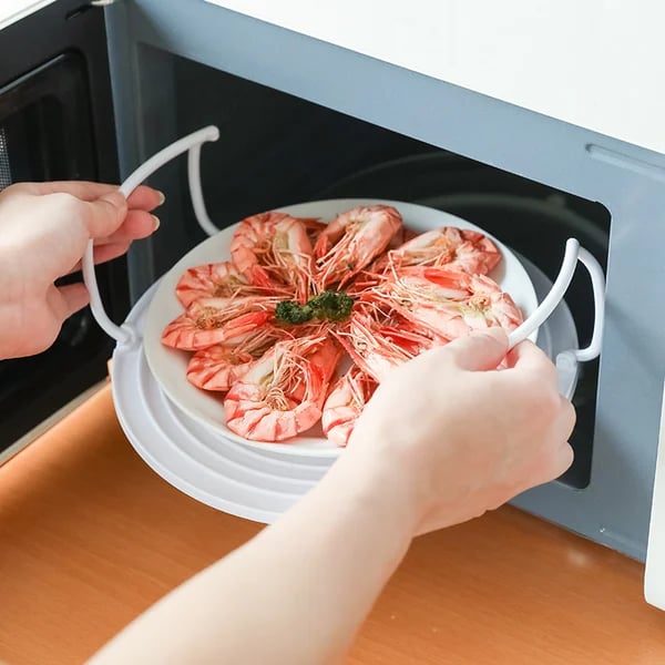 🌞 Összecsukható mikrohullámú tálca