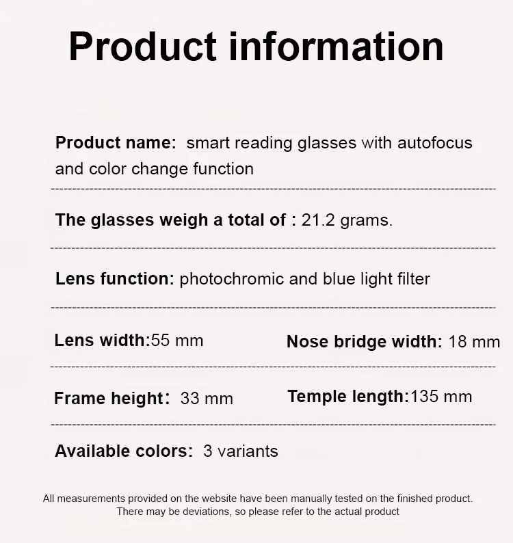 [Tervezőkkel közösen alkották] Gypsophila Smart Zoom és színváltós olvasószemüveg