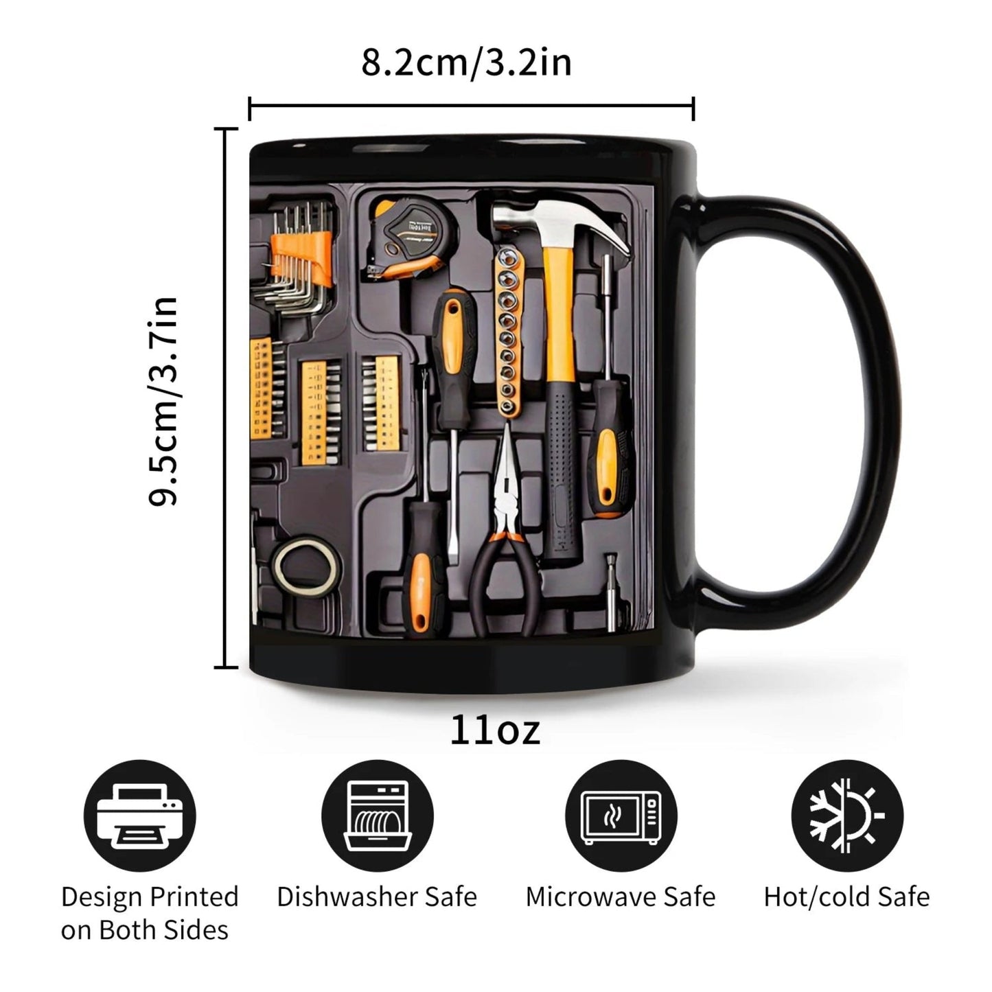 ⚡CYBER HÉTFŐI AKCIÓ🔧⚡Mechanikus Szerszámosláda Bögre🍵
