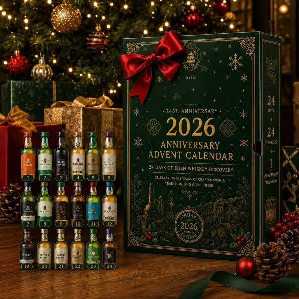 ❄️246. évfordulós adventi naptár 2026📅24 nap az ír whisky felfedezésére