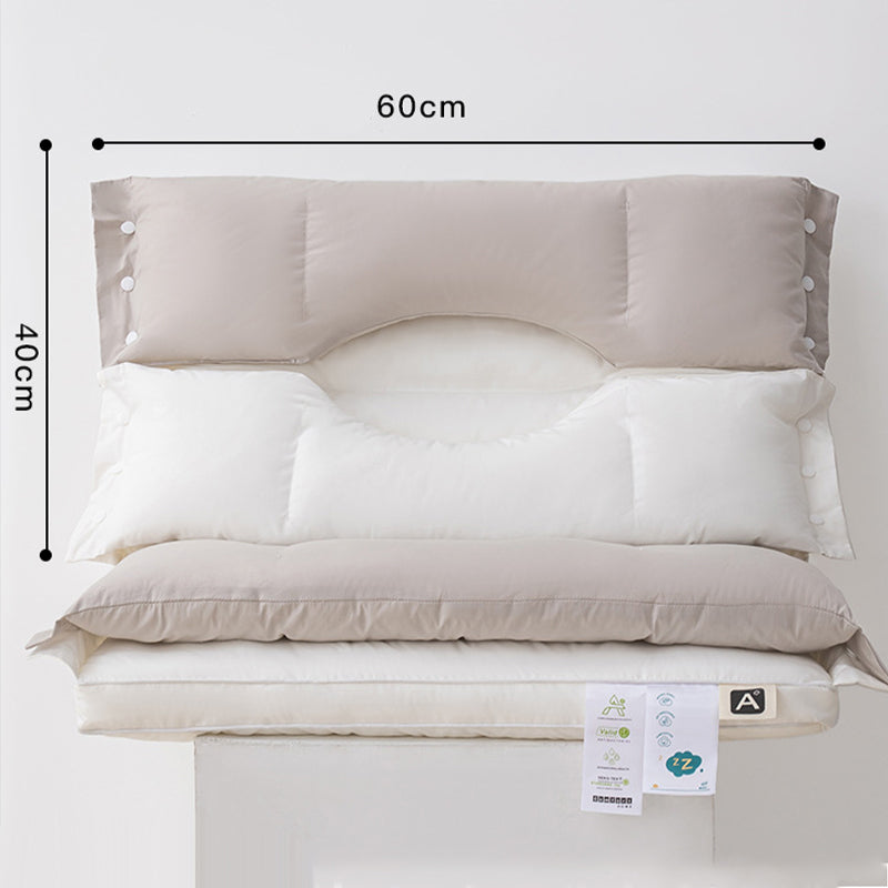 🛌😴Kétzónás ergonómikus alvópárna | Leválasztható rétegek az ideális magasság beállításához