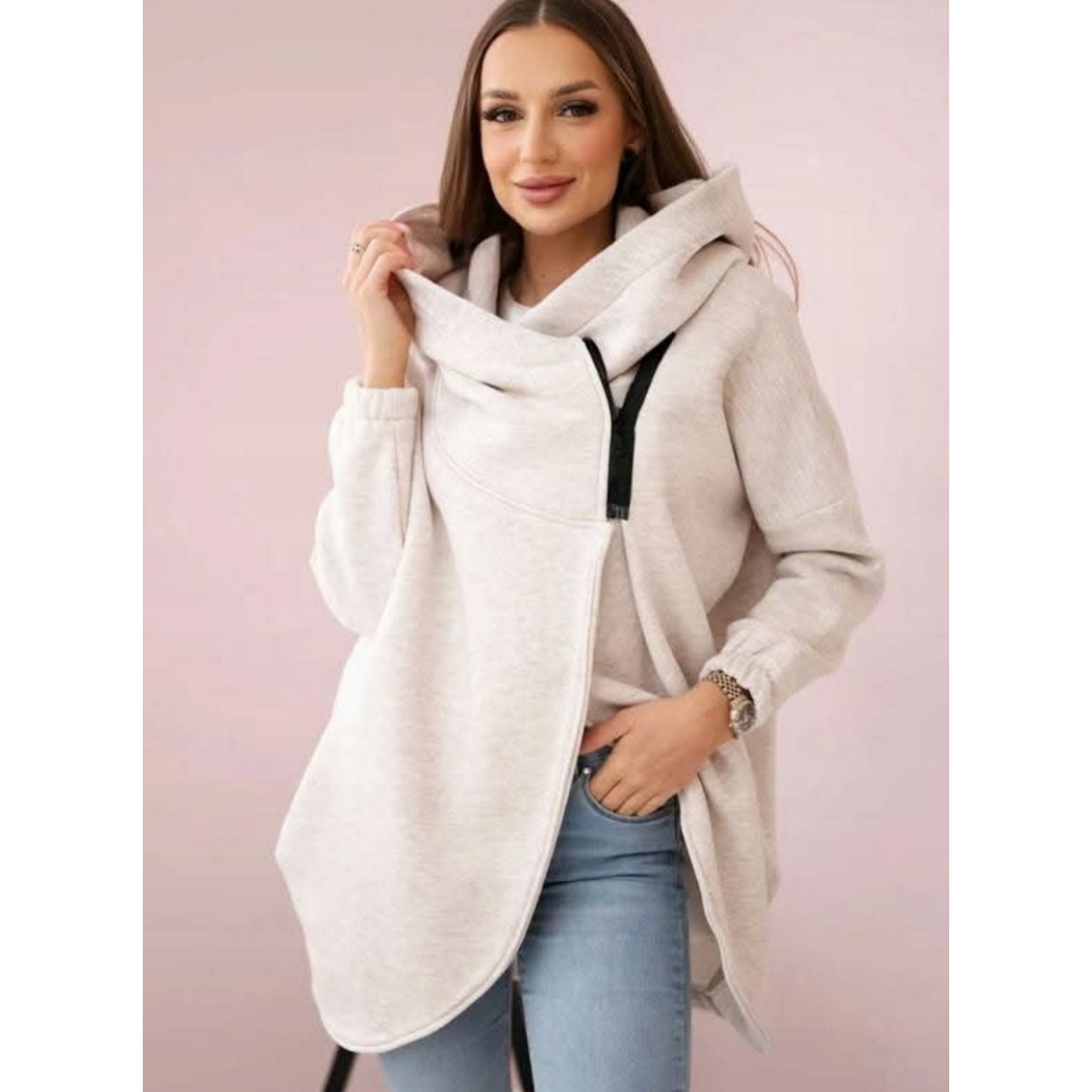 😍 (S-4XL) 🌼 Női túlméretezett vastag kapucnis pulcsi
