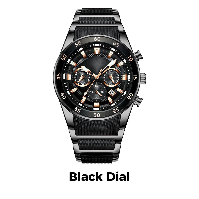 🎁 Férfi vízálló multifunkcionális kvarcóra⌚