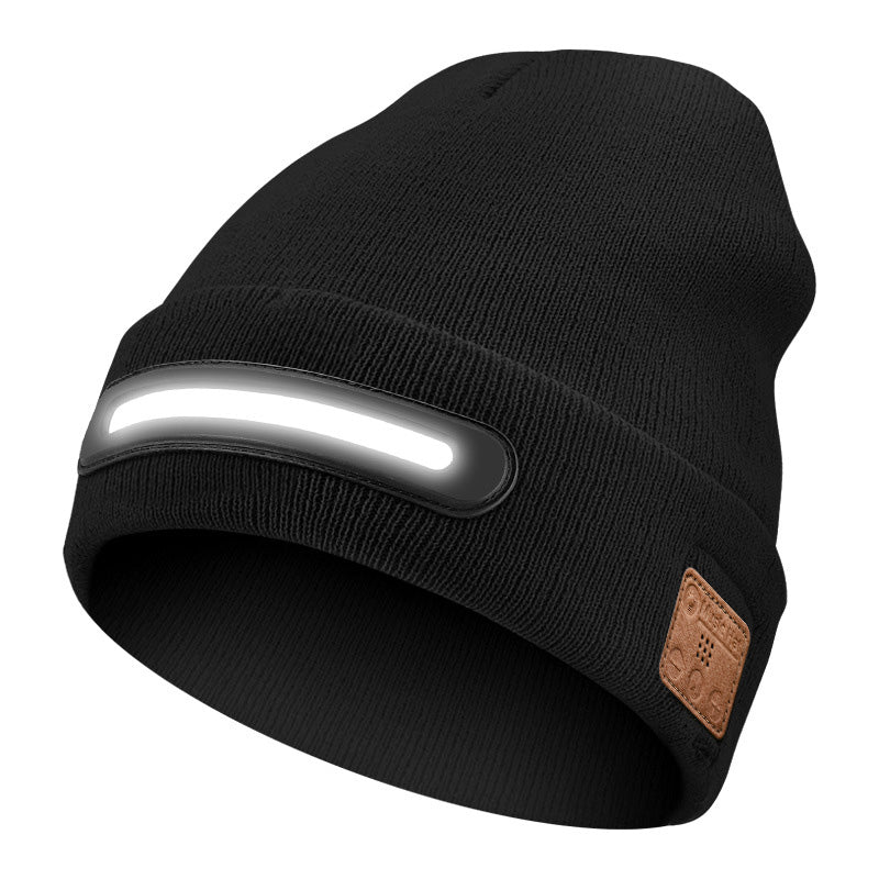 Újratölthető LED sapka Bluetooth-szal
