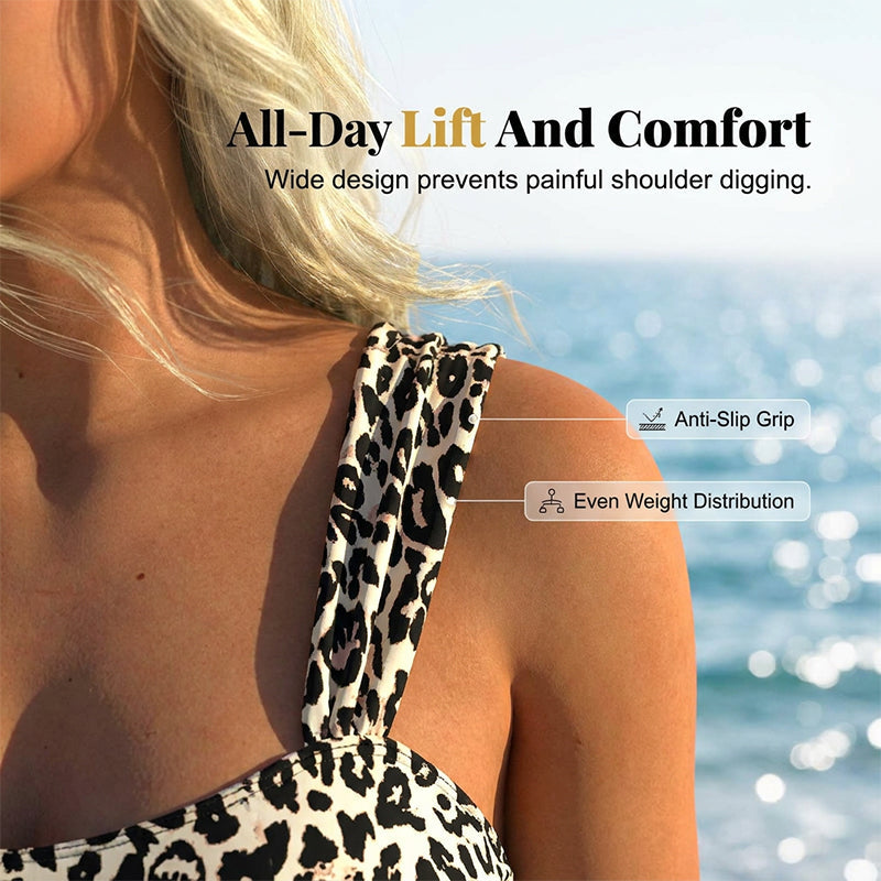 🌊👙 Modern Mintás Női Egyrészes Fürdőruha