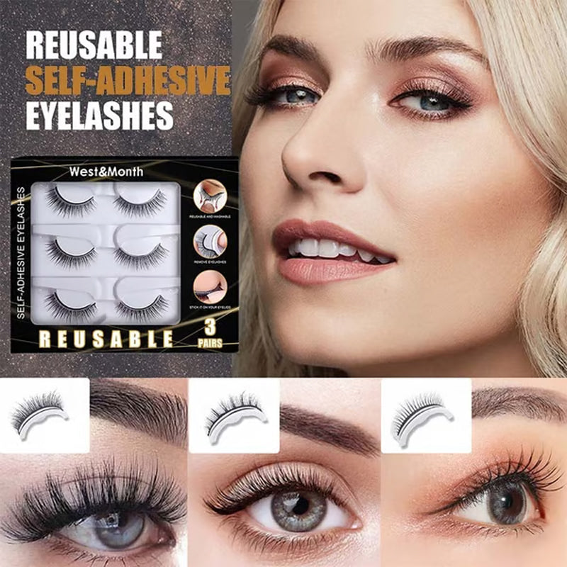 🔥2026-os slágertermék ✨⚡ Újrafelhasználható, öntapadó műszempilla