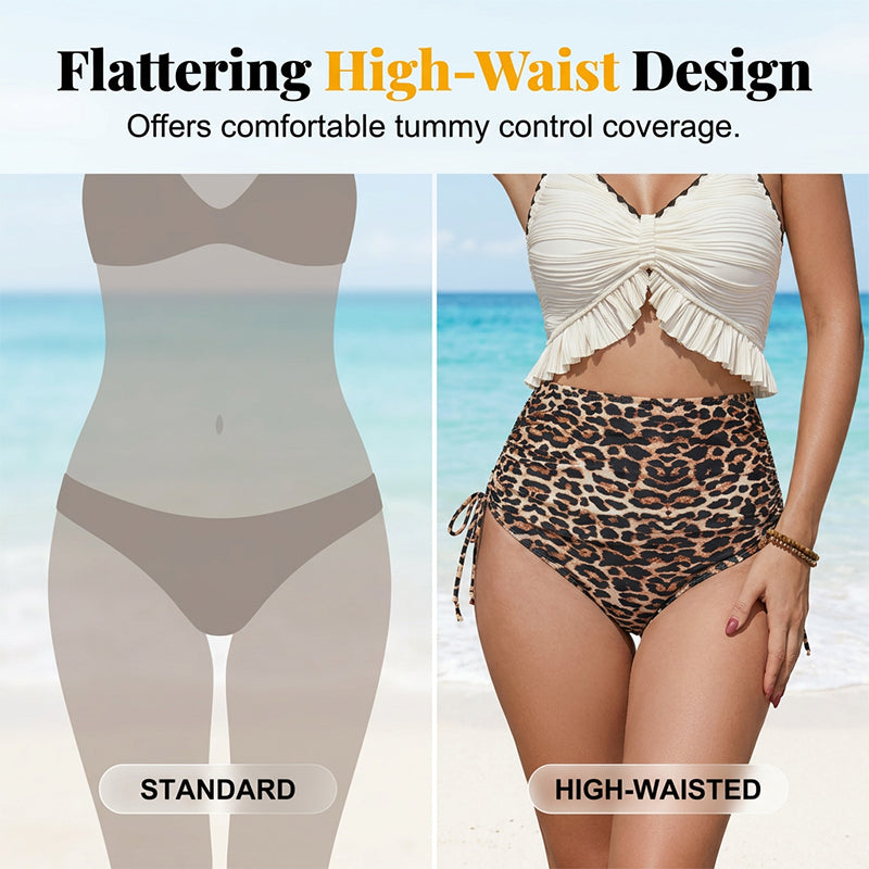 👙Elegáns leopárdmintás bikiniszett nőknek