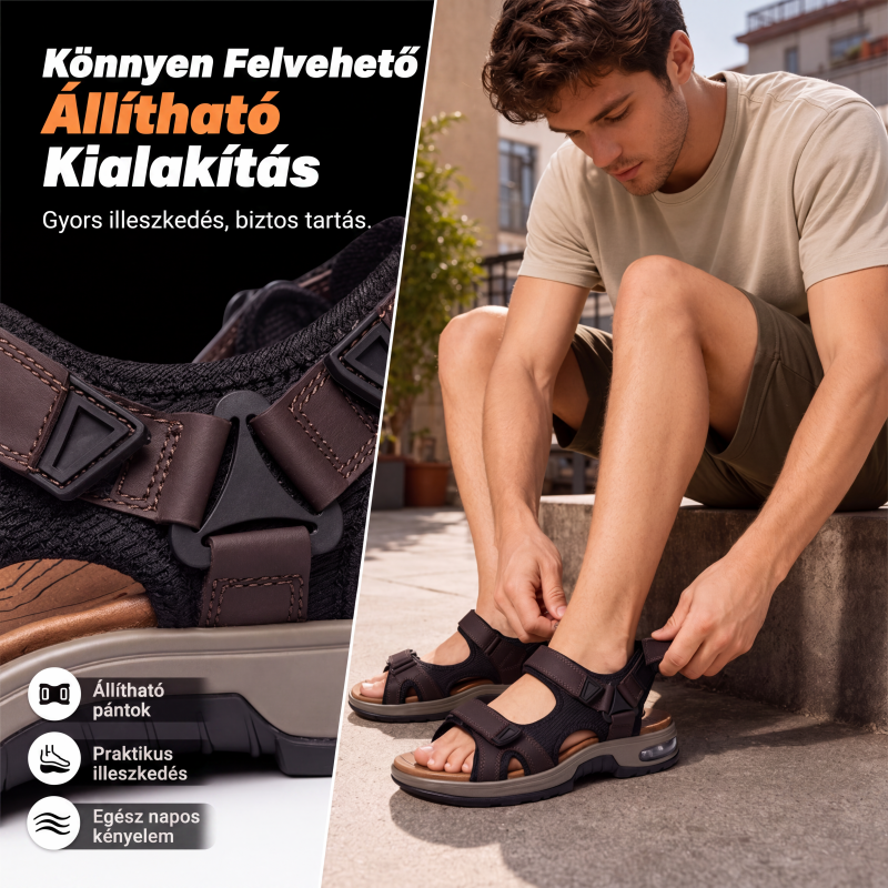 👟✨ Férfi légpárnás sport szandálok (EU 38-47) ☁️