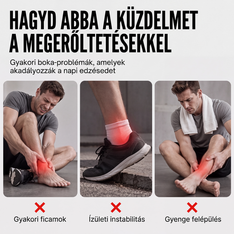 🏃 Rugalmas, állítható bokatámaszok