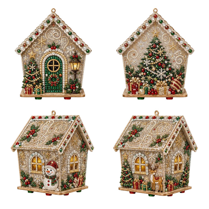 👨‍👩‍👧‍👦50% kedvezmény🎄 3D gyöngyös karácsonyi díszkészlet✨